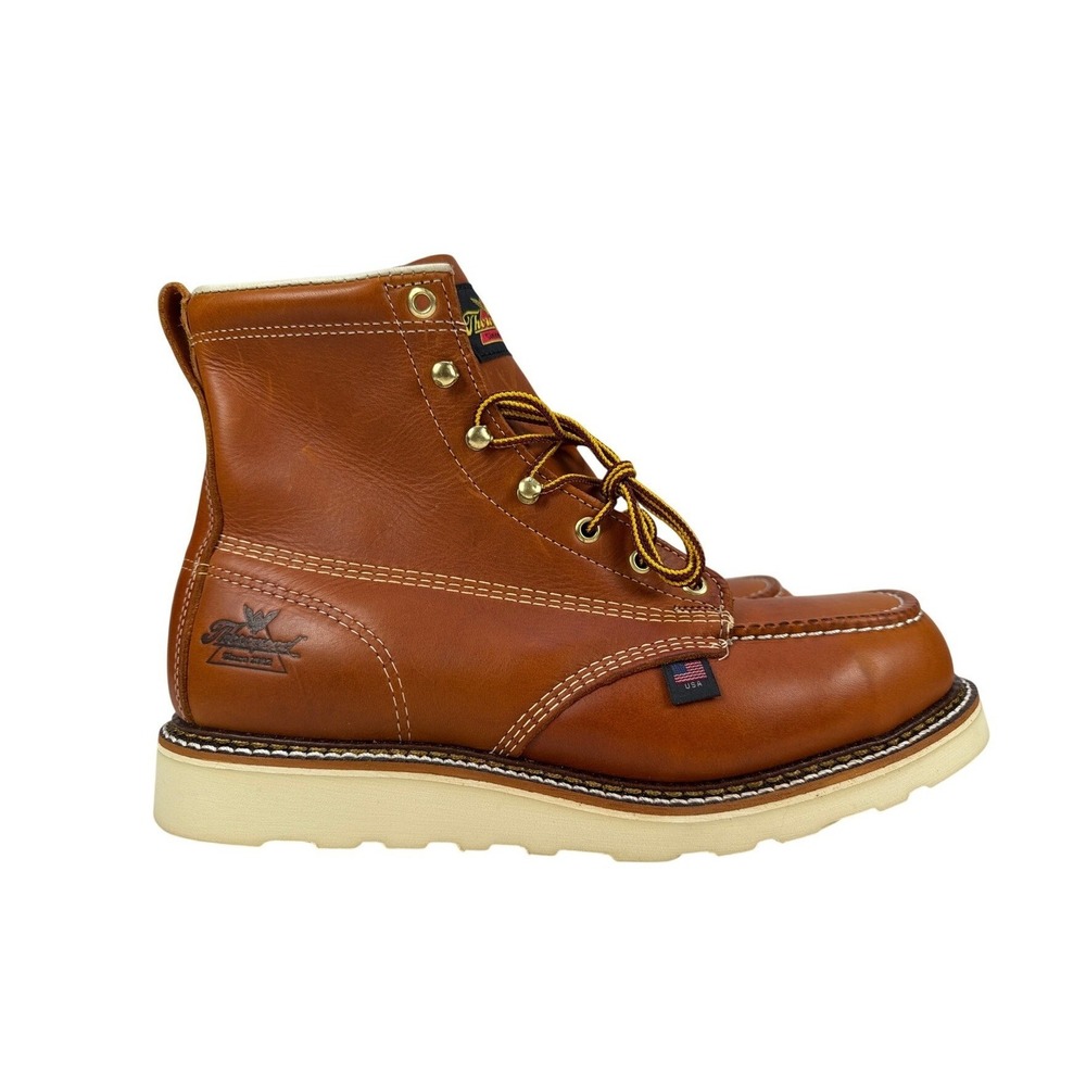 Thorogood American Heritage 6 Steel Toe Work Boots Mens 10.5 D‎ Tobacco 804-4200